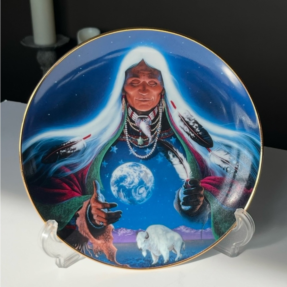 Franklin Mint, Royal Doulton “Dream Weaver” by Charles Frizzell collector plate